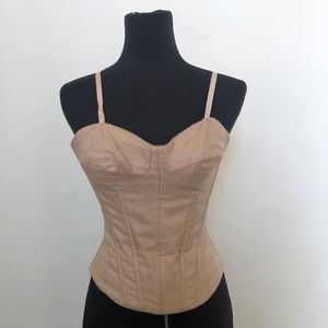 Blush Bustier With Circular Breast Pattern
